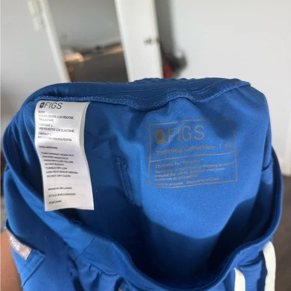 Figs Royal Blue Jogger Scrub Pants - Picture 5 of 5